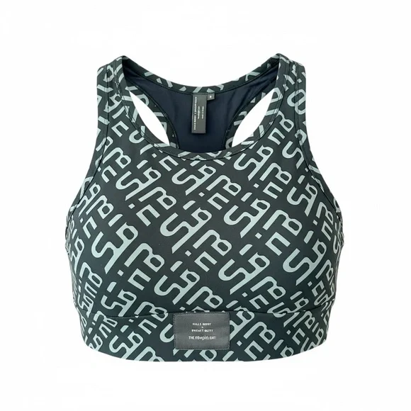 Sweaty Betty X Halley Berry Blue The Re-spin Edit Workout Bra Tank - Picture 2 of 8